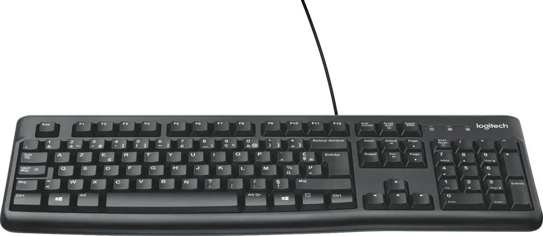 Logitech MK120 Toetsenbord - Azerty FR Bedraad - Zwart - afbeelding 3 van 6