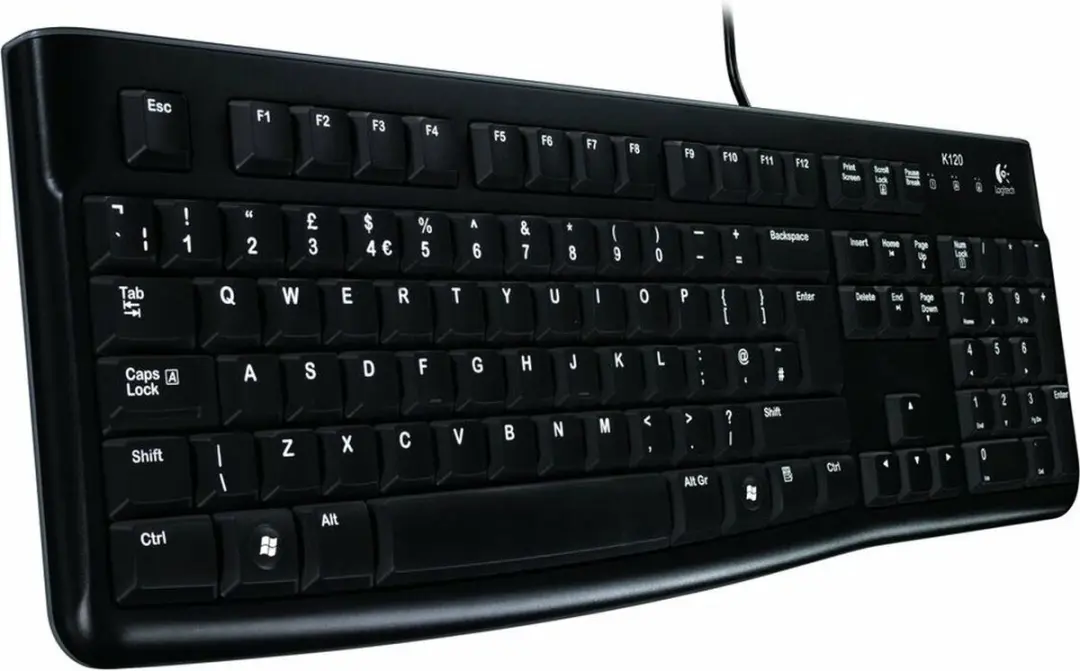 Logitech K120 Toetsenbord AZERTY - Bedraad USB - Zwart - afbeelding 5 van 6