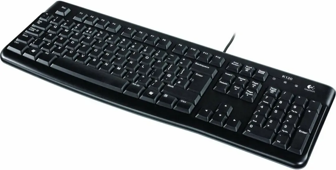 Logitech K120 Toetsenbord AZERTY - Bedraad USB - Zwart - afbeelding 4 van 6