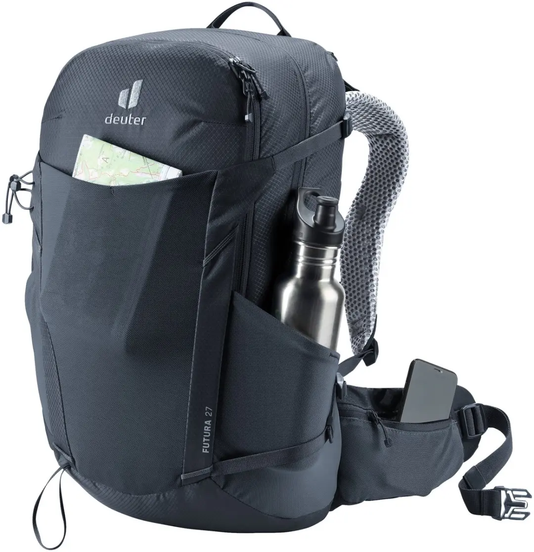 Deuter Futura 27 Wandelrugzak - 27L - Zwart - afbeelding 5 van 6