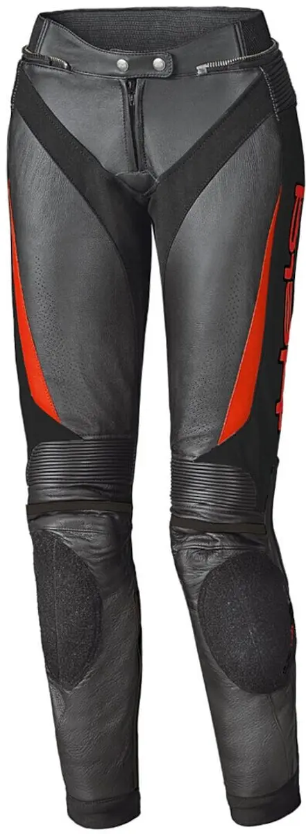 HELD LANE II Sport Motorbroek dames Zwart-NEON-Rood 46 D