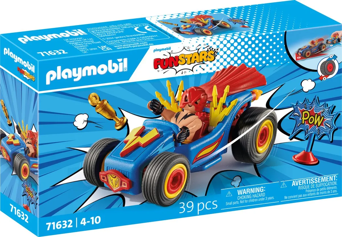 Playmobil Funstars Race Worstelaar 71632 - Meerkleurig