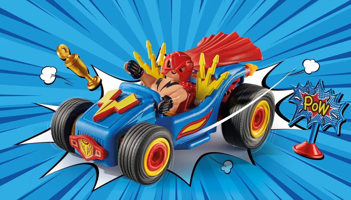 Playmobil Funstars Race Worstelaar 71632 - Meerkleurig - afbeelding 6 van 6