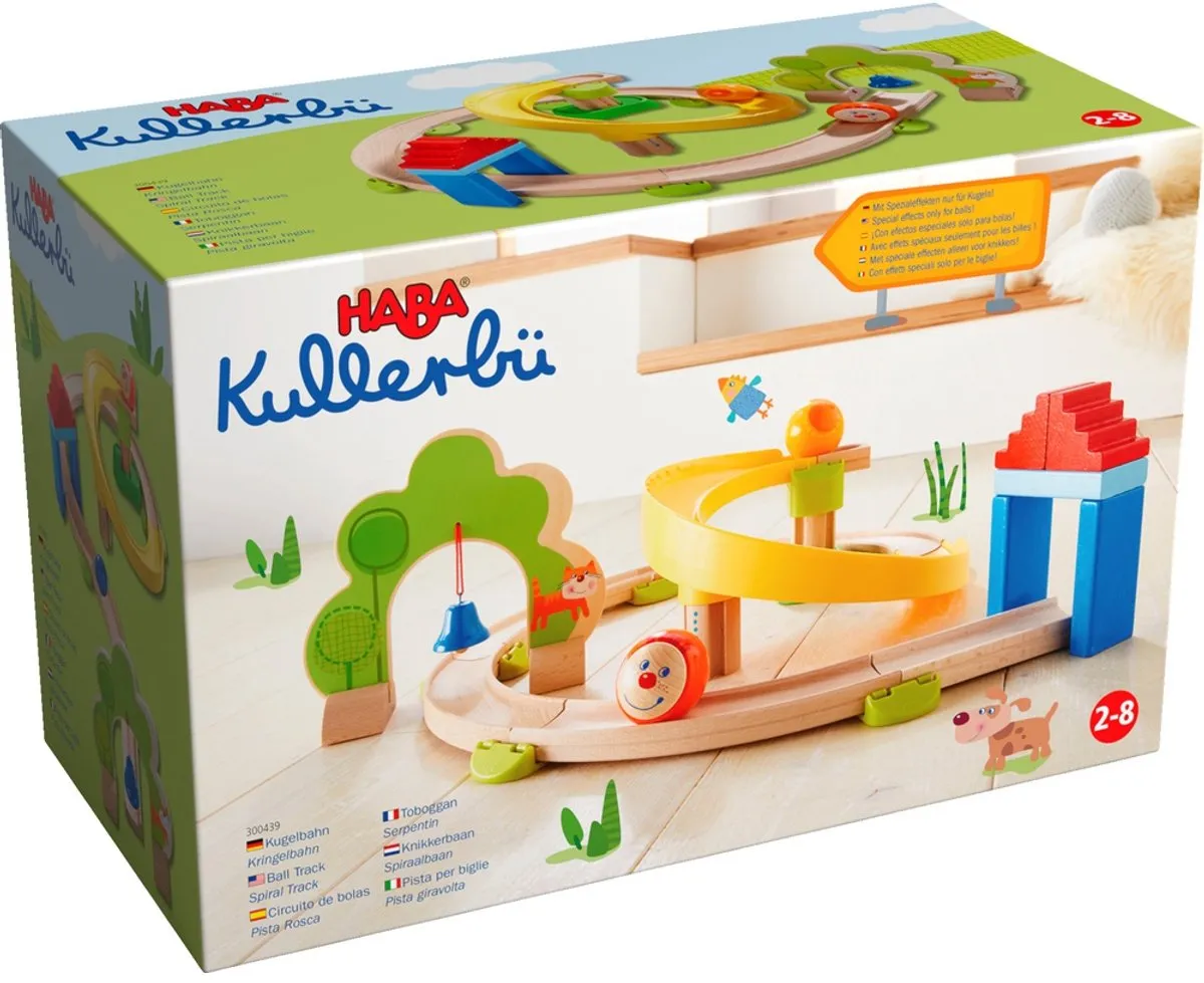 Haba Knikkerbaan Rollebollen Basisdoos - 25 Baandelen Multicolour