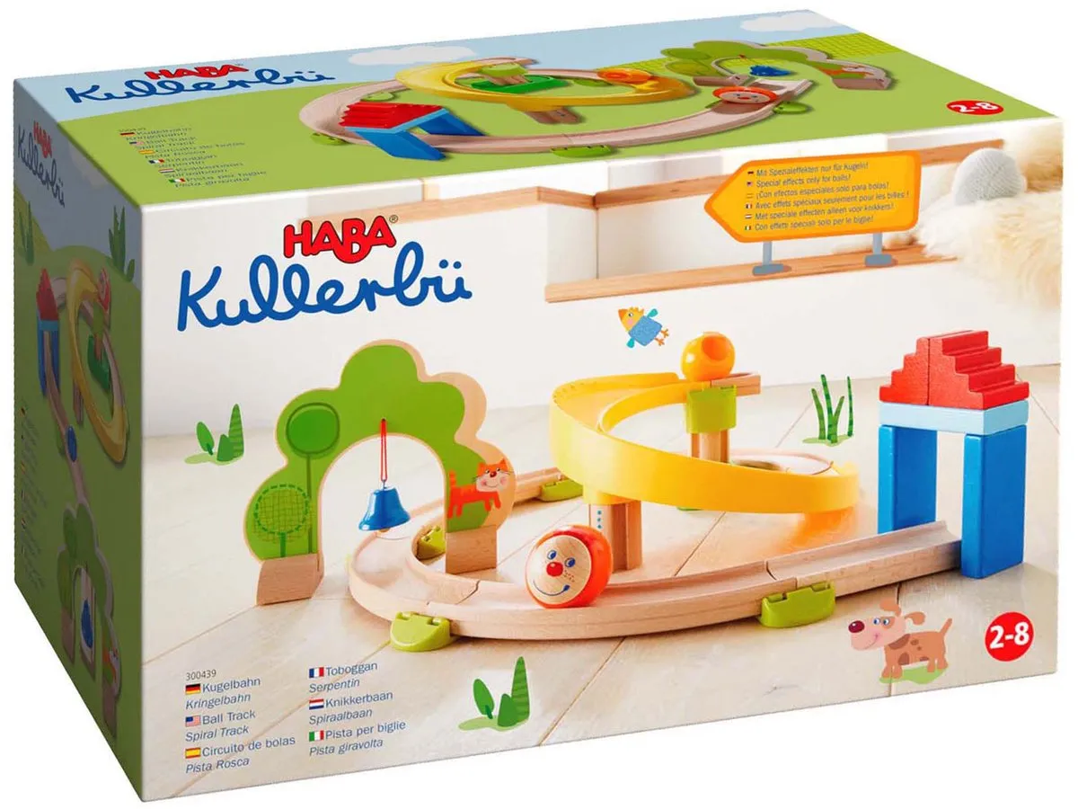Haba Knikkerbaan Rollebollen Basisdoos - 25 Baandelen Multicolour