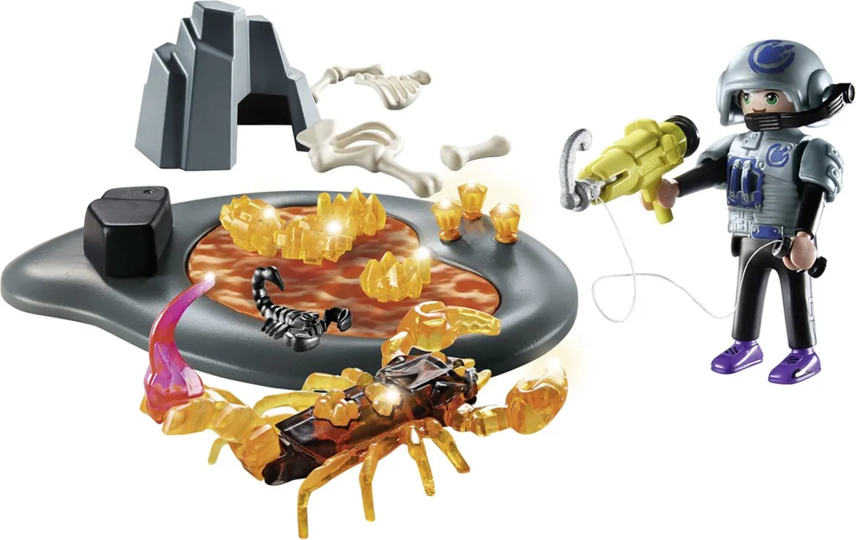 Playmobil Dino Rise Starterpack Gevecht tegen de Vuurschorpioen 70909 - Multicolor