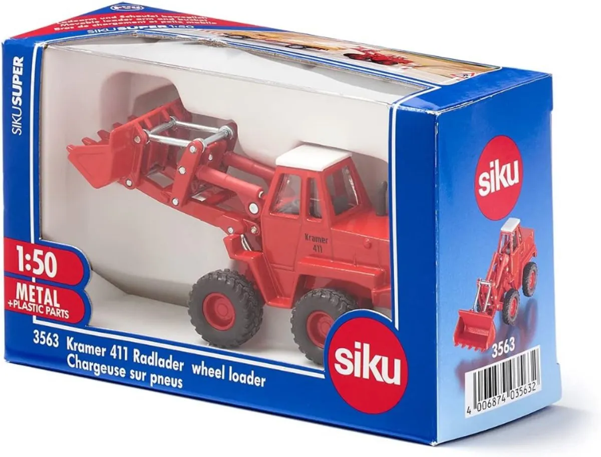 SIKU Kramer 411 Radlader 3563 - Multikleur