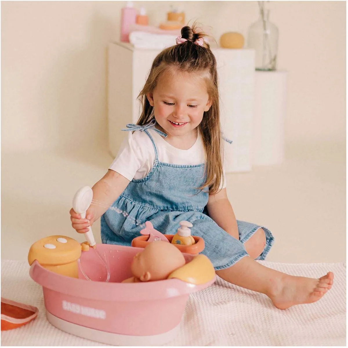 Smoby Baby Nurse Poppenbad Multi kleuren