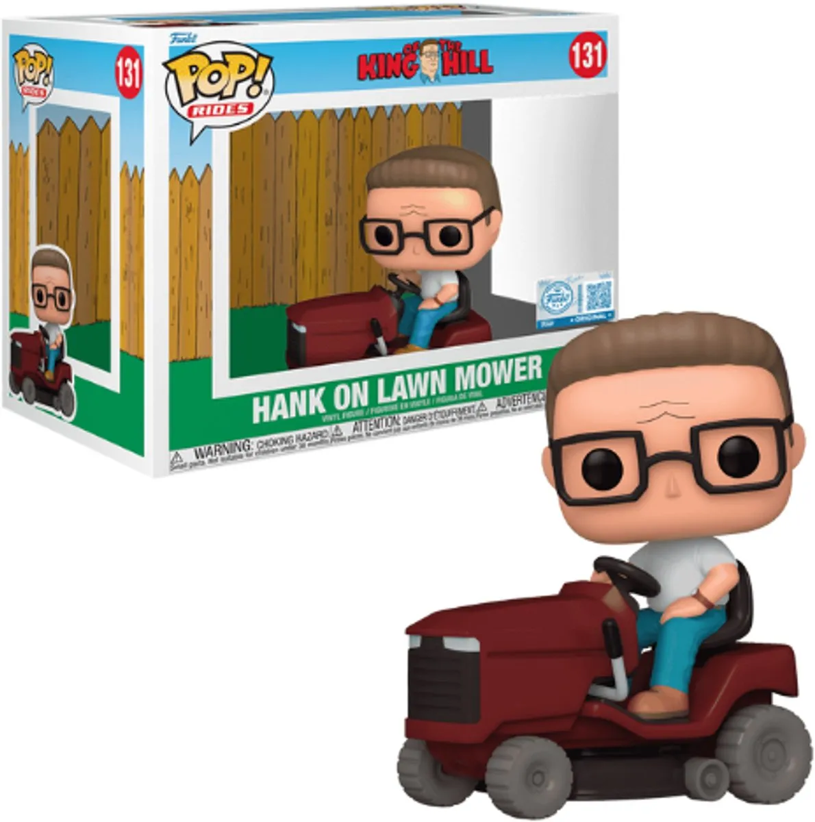 Funko Pop! King of the Hill Hank op Grasmaaier #131