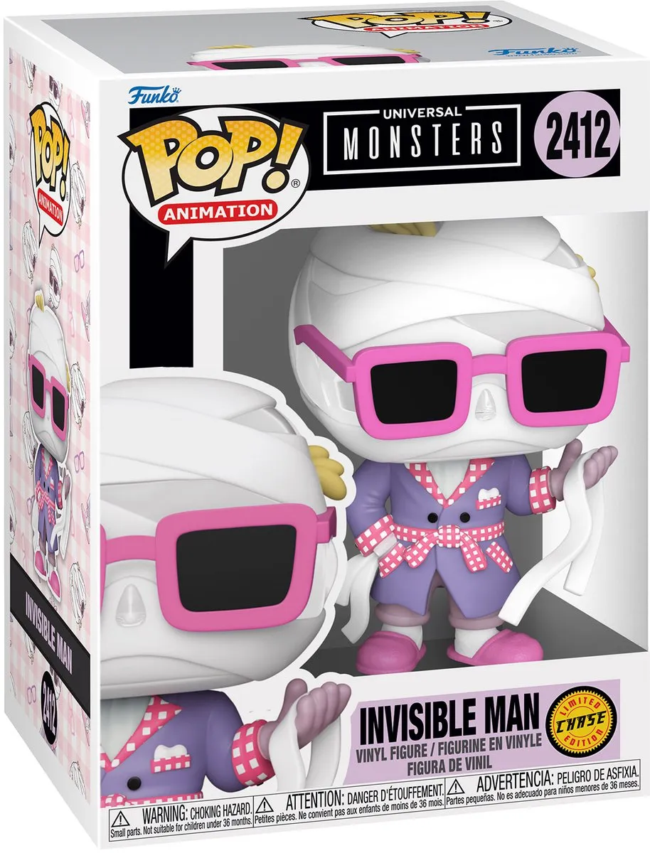 Funko Pop! Universal Monsters Invisible Man #2412