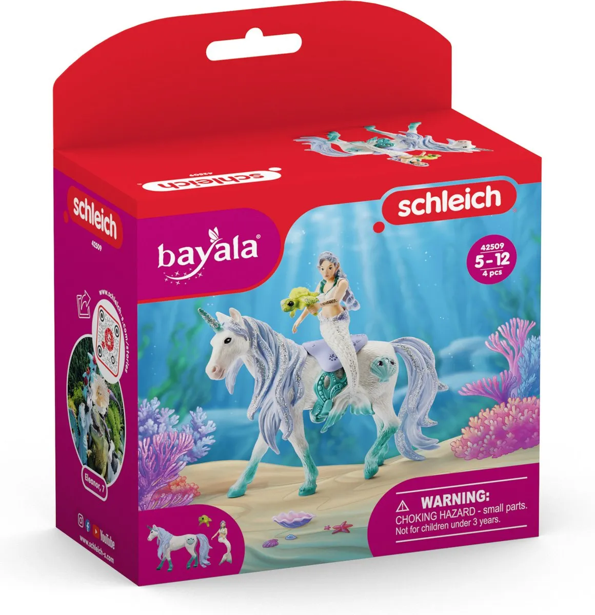 Schleich Bayala Zeemeermin Zee-eenhoorn Speelfiguur 42509 - Multikleur