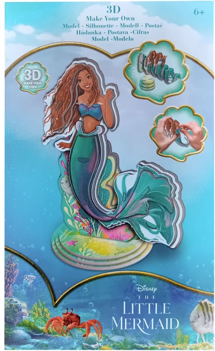 Disney Princess Ariël DIY 3D Model