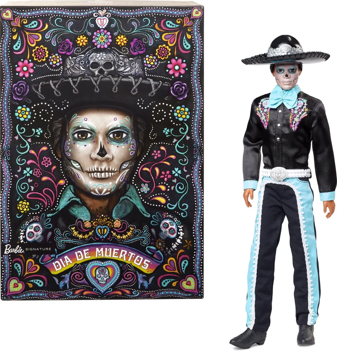 Barbie Ken Día De Muertos-pop - Meerkleurig