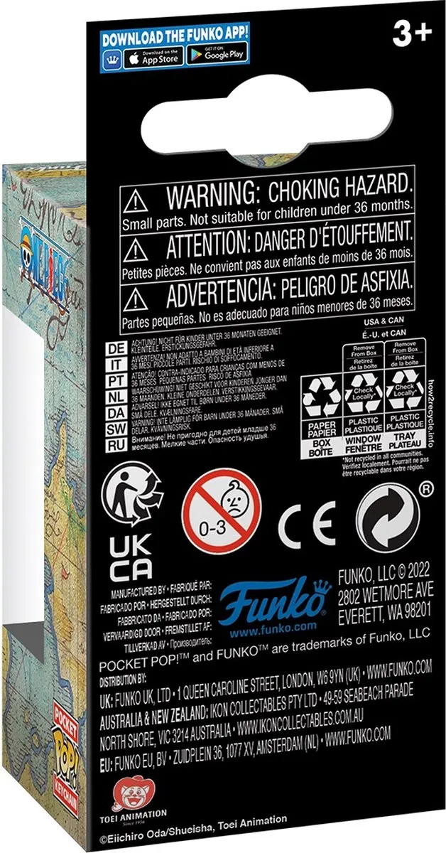 Funko One Piece Luffy in Kimono Pocket Pop! Figuur - 61370