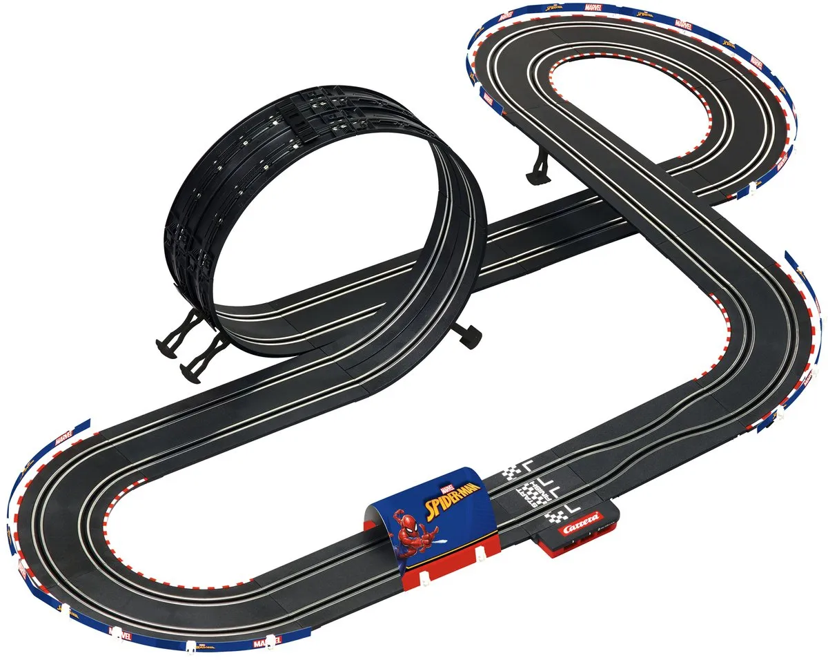 Carrera Go!!! CAR20062580 Racebaan - Spiderman Rood vs. Zwart - 4,9m