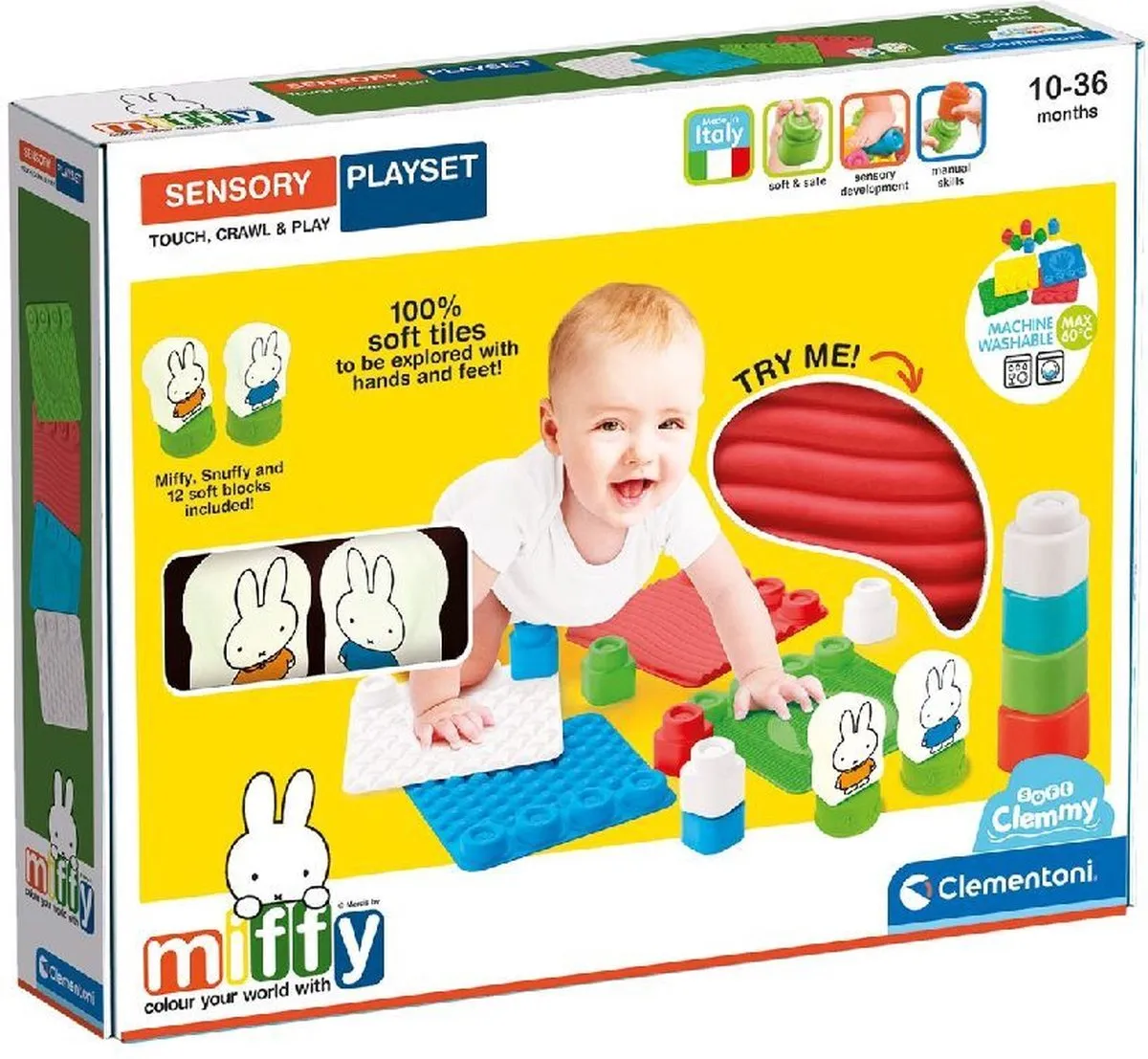Clementoni Soft Clemmy Nijntje Sensory Mat - Blauw