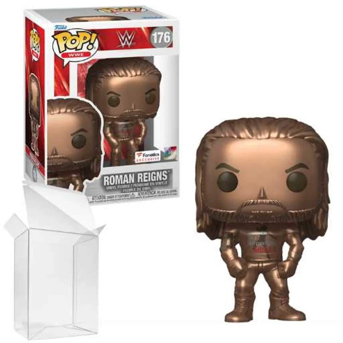 Funko Pop! WWE Roman Reigns #176 Fanatics Exclusive - afbeelding 2 van 2