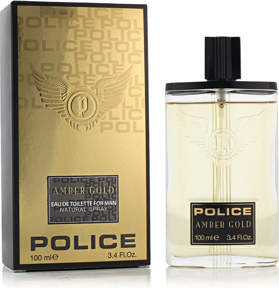 Police Herenparfum Amber Gold EDT 100ml - afbeelding 4 van 4