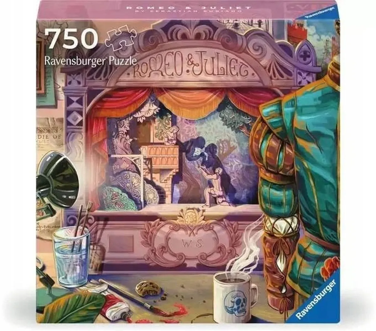 Ravensburger Romeo & Julia Art & Soul Puzzel 750 Stuks - Multi