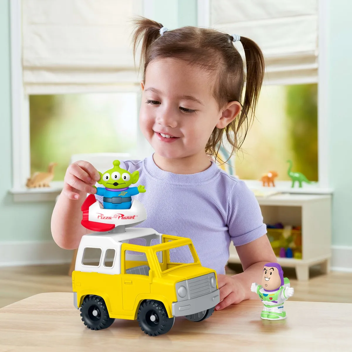 Fisher Price Toy Story Pizza Planet Truck JMJ89 - Wit/Geel