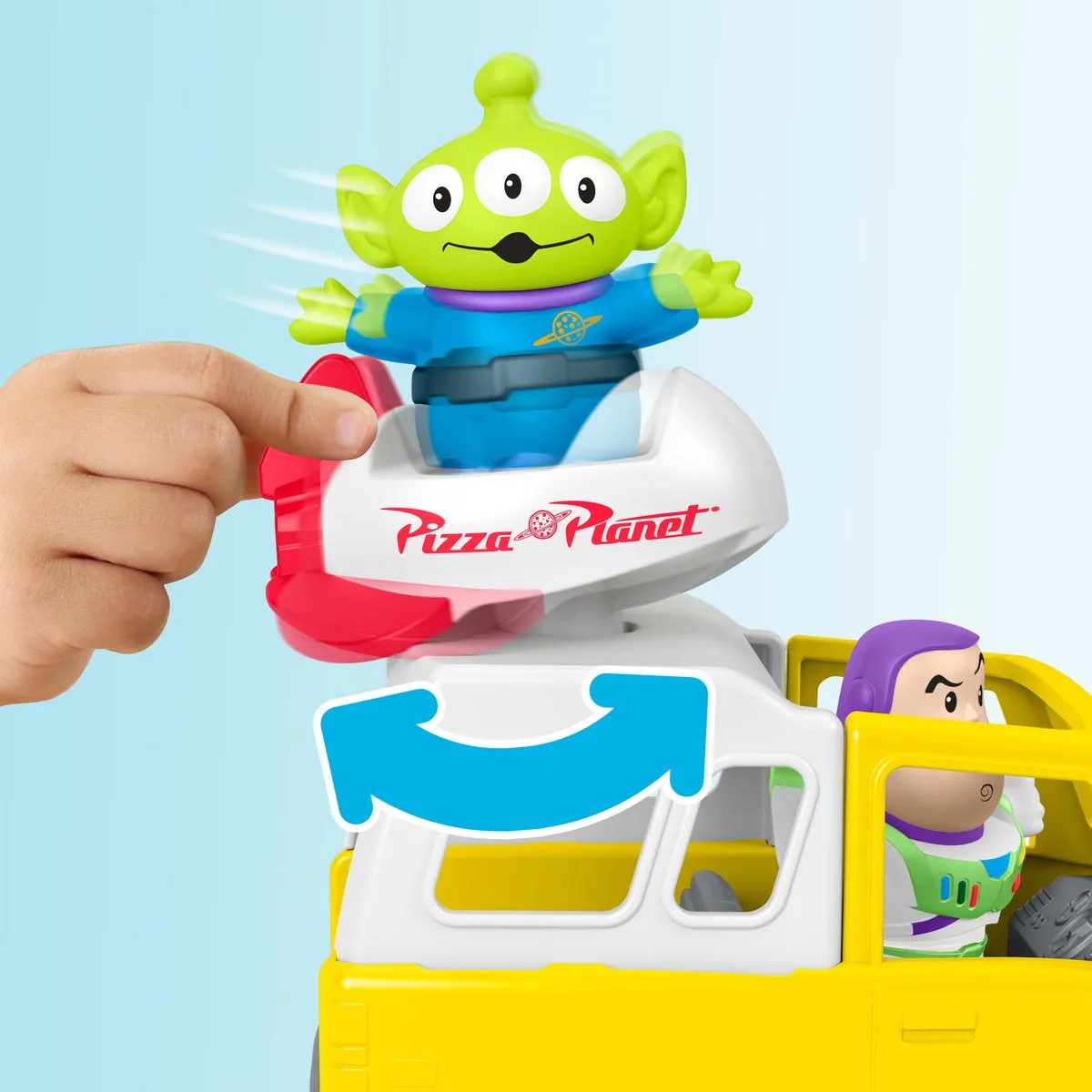 Fisher Price Toy Story Pizza Planet Truck JMJ89 - Wit/Geel