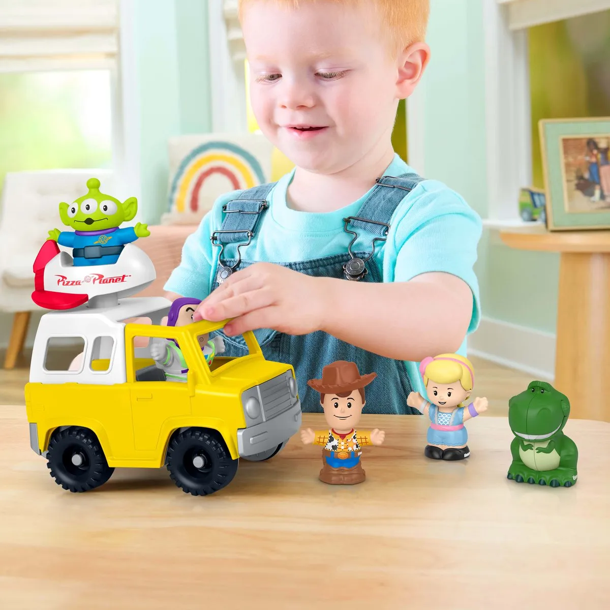 Fisher Price Toy Story Pizza Planet Truck JMJ89 - Wit/Geel