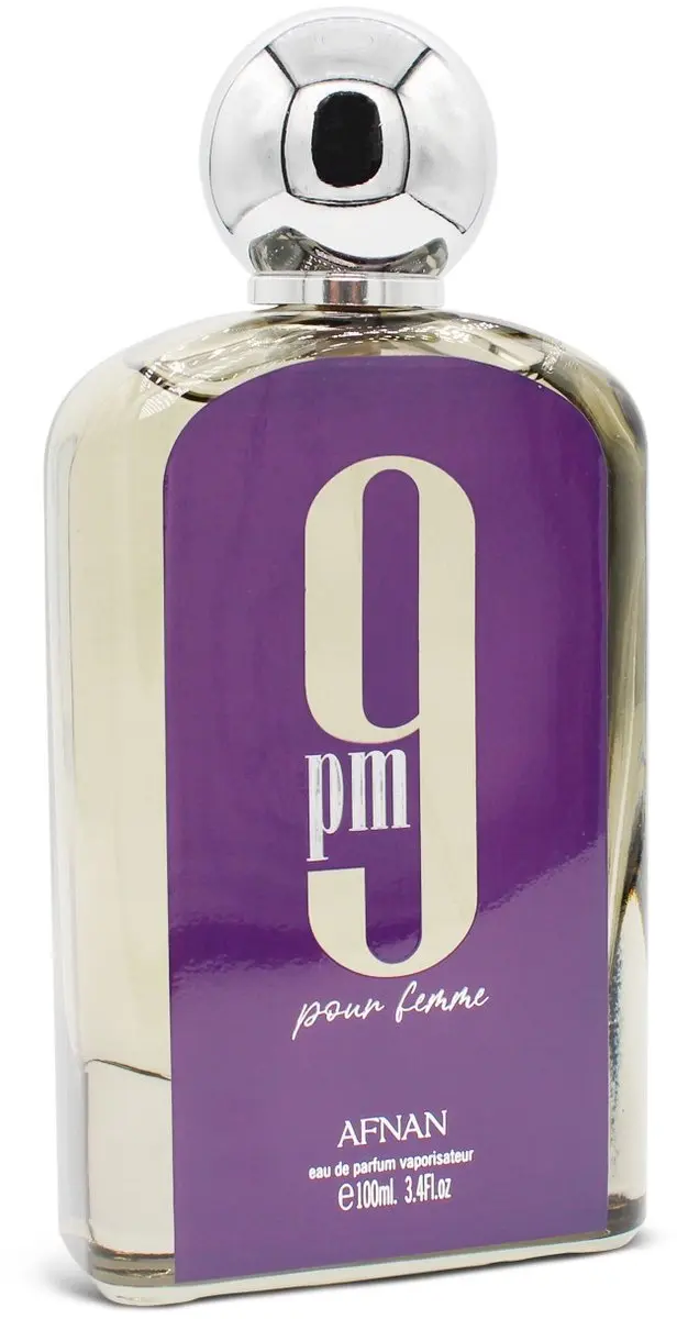 Afnan 9 PM Pour Femme Eau de Parfum 100ml - afbeelding 6 van 6