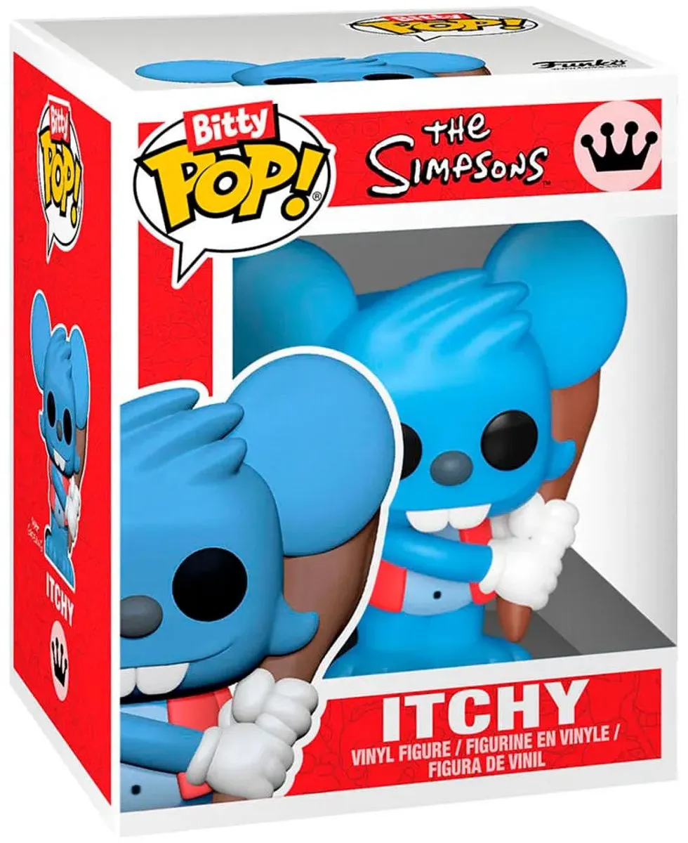 Funko Bitty Pop! The Simpsons Itchy Marge Moe - Multicolor