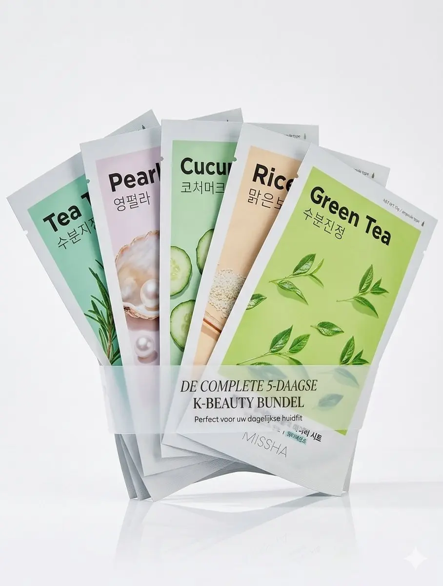 Korean Skincare Sheet Masker Set (5 stuks)