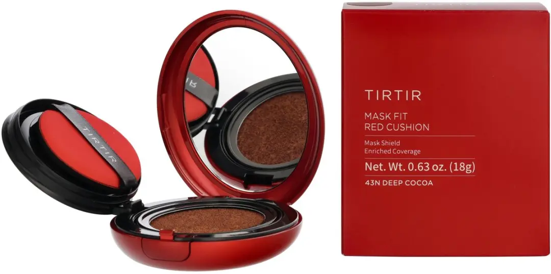 TIRTIR Mask Fit Red Cushion Foundation SPF40 - 43N Deep Cocoa 18g
