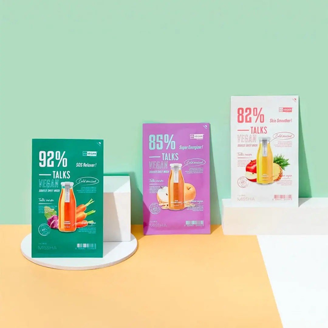 Missha Talks Vegan Squeeze Sheet Mask 27ml