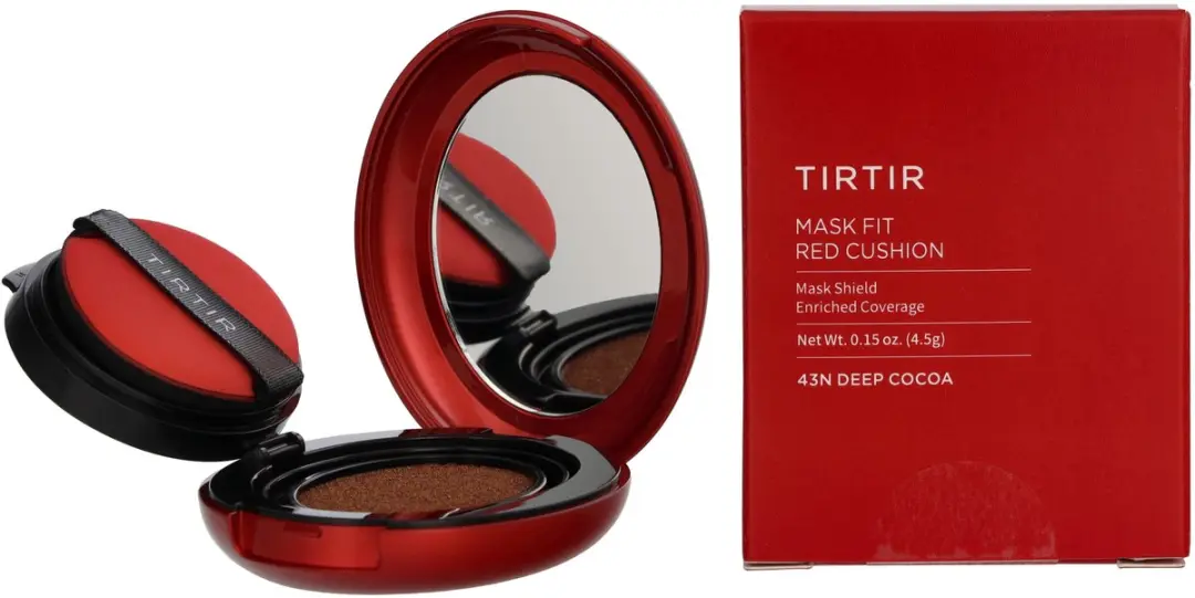TIRTIR Mask Fit Red Mini Cushion Foundation #43N Deep Cocoa