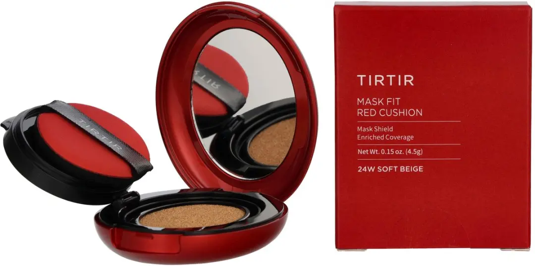 TIRTIR Mask Fit Red Mini Cushion Foundation #24W Soft Beige - 4.5g