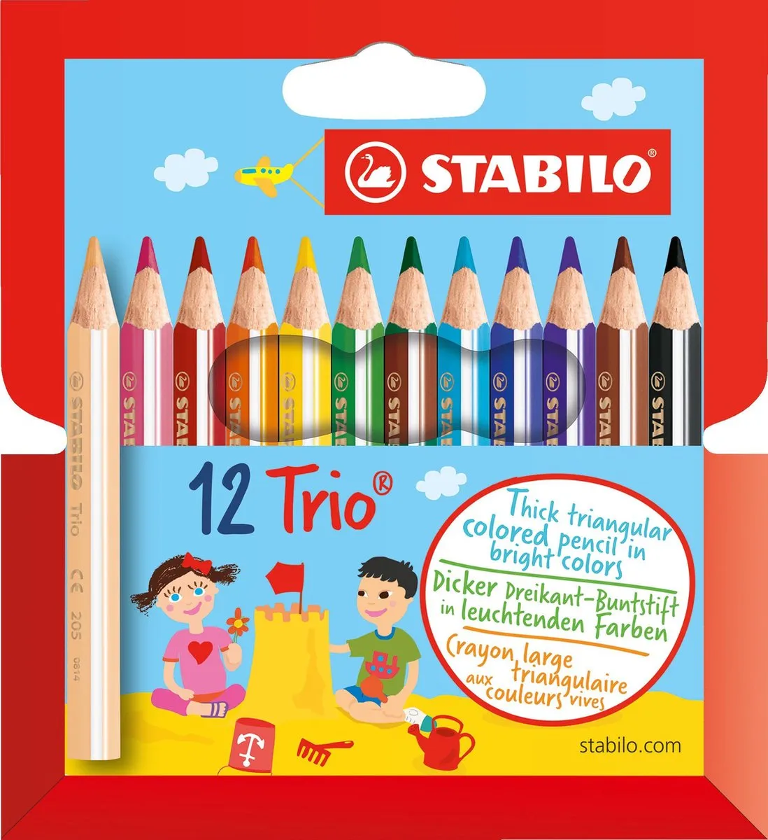 STABILO Trio Thick Driekantig Kleurpotlood 4,2mm