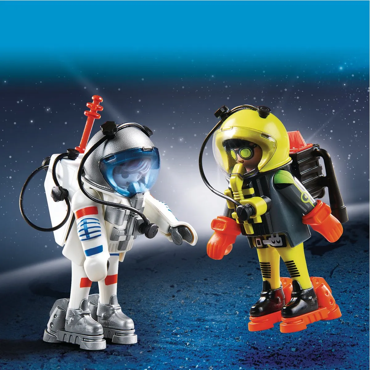 Playmobil DuoPack Ruimtereizigers 9448 - Multicolor