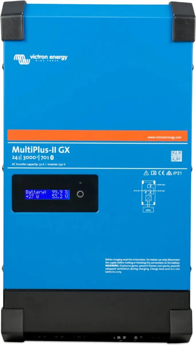 Victron MultiPlus-II 24/3000/70-32 Acculader/Omvormer