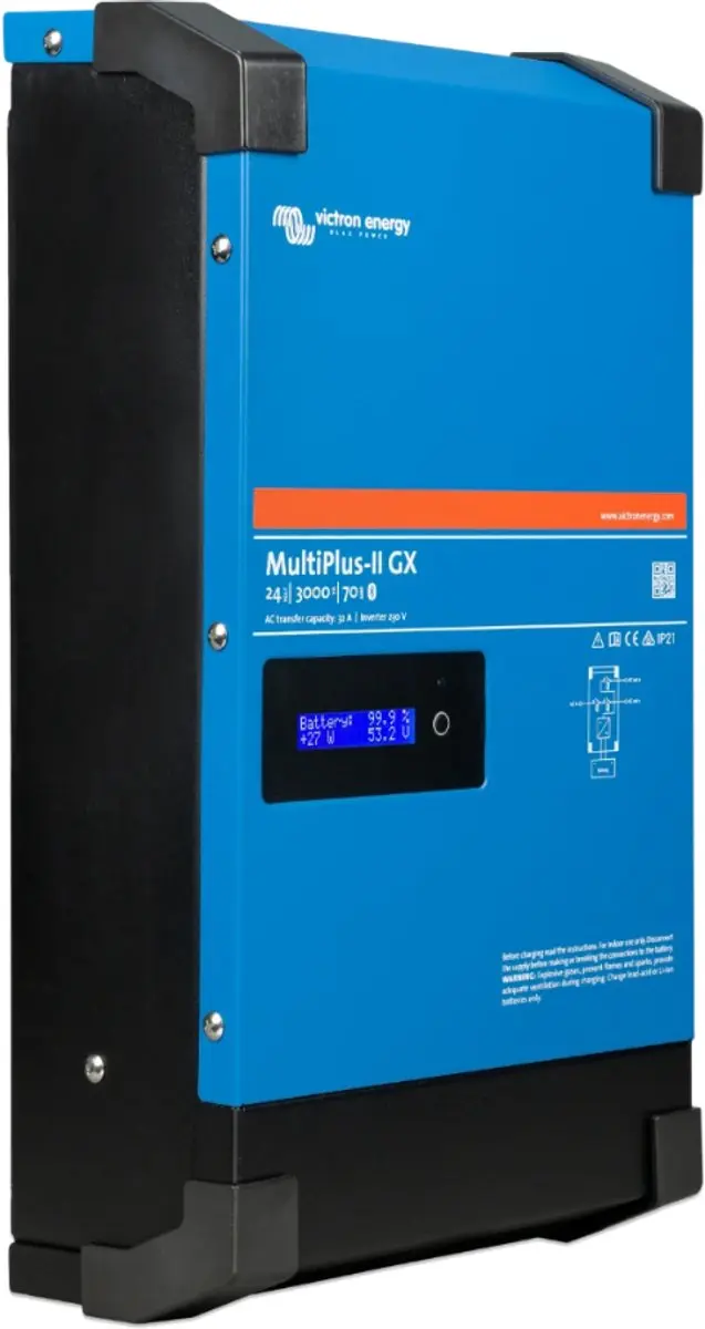 Victron MultiPlus-II 24/3000/70-32 Acculader/Omvormer - Blauw