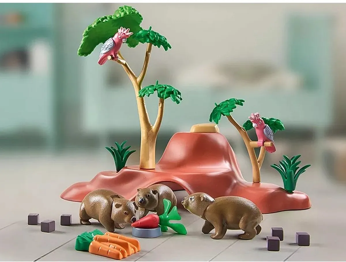 Playmobil Wiltopia Wombat Schuilplaats 71625 - Multikleur