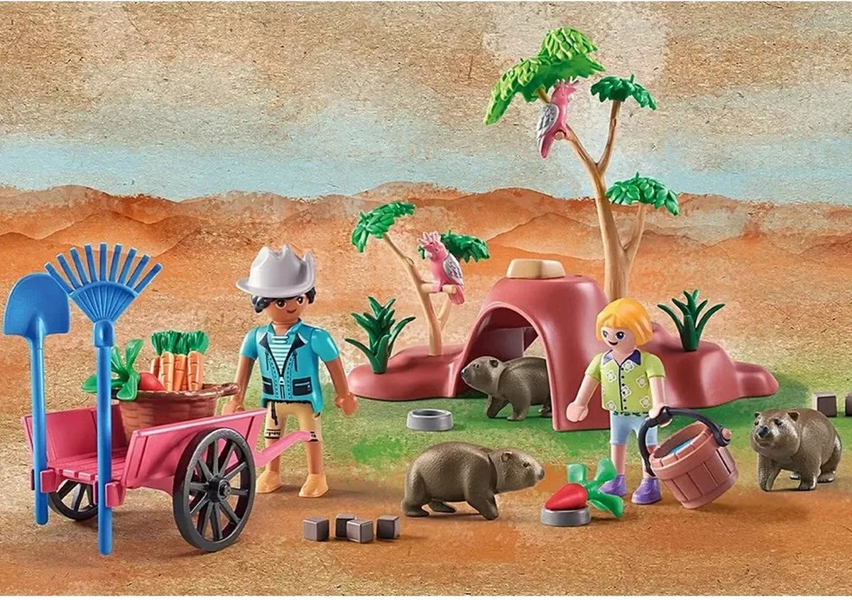 Playmobil Wiltopia Wombat Schuilplaats 71625 - Multikleur