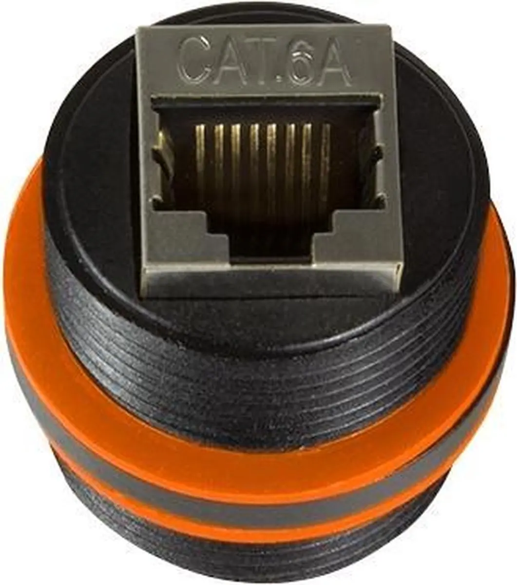 Logilink NP0081 RJ45 Kabelconnector - 2x - Zwart - afbeelding 5 van 6