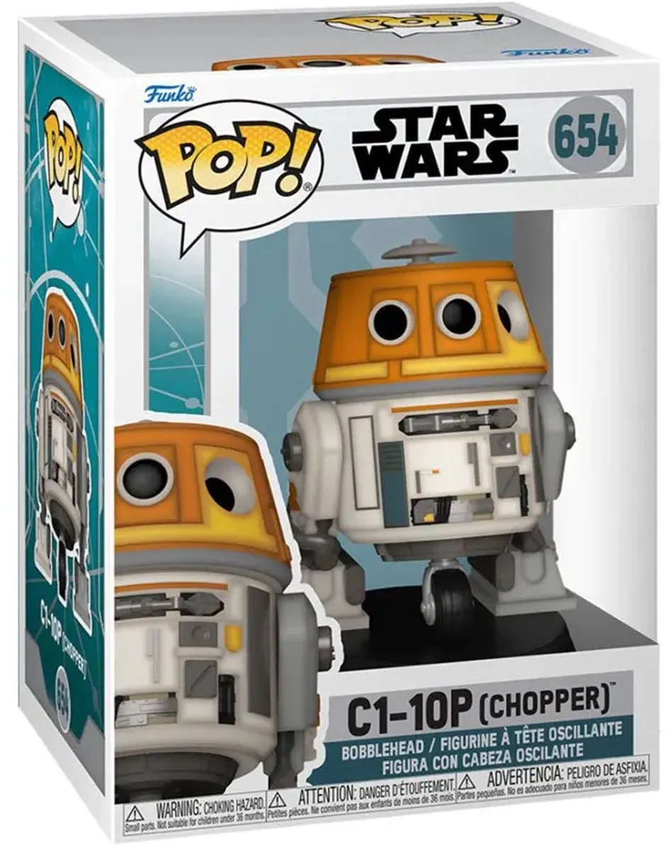Funko Pop Star Wars C1-10P (Chopper) - 72179 - Multicolor
