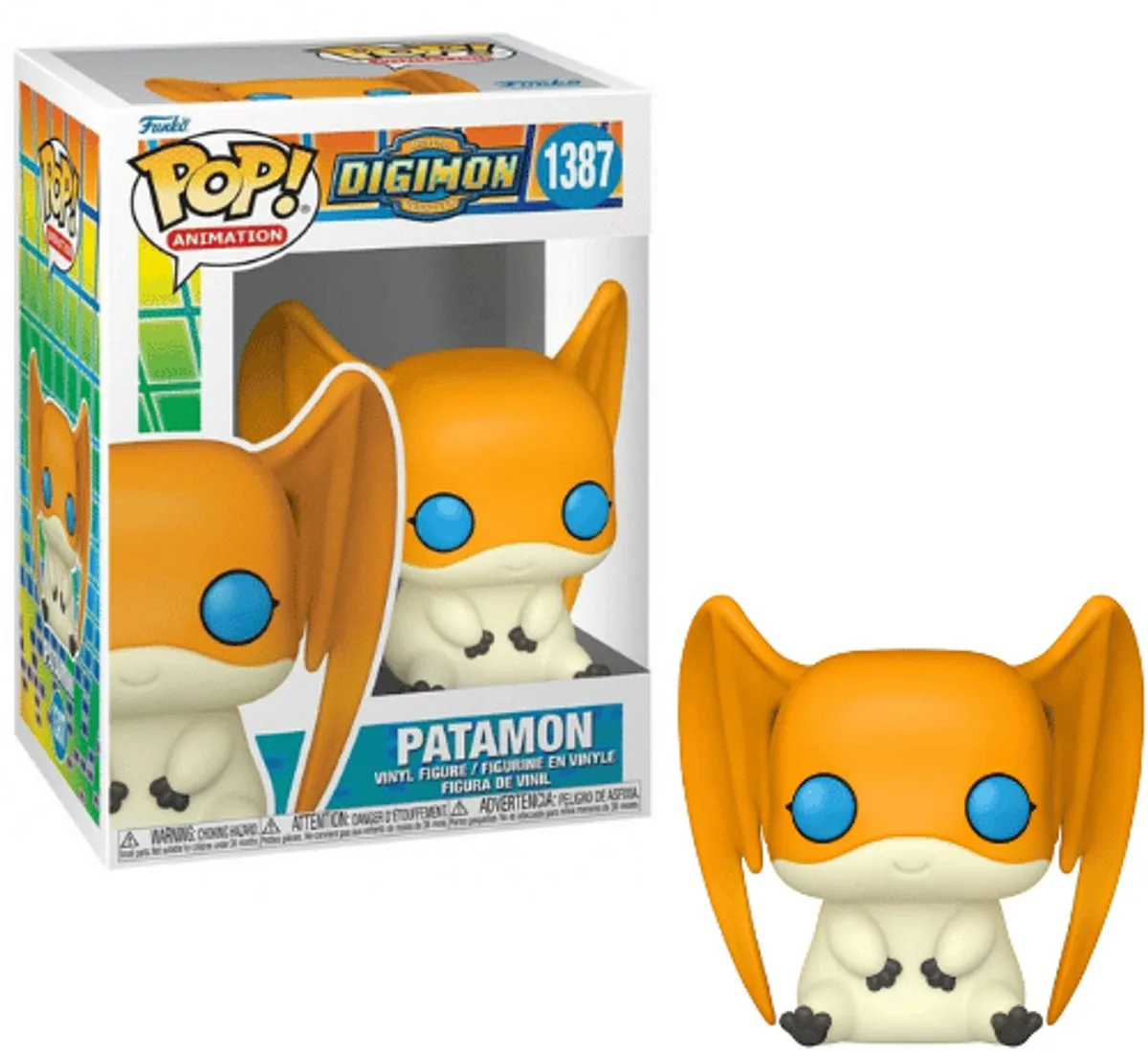 Funko Pop Animation Digimon Patamon #72057 - Multi