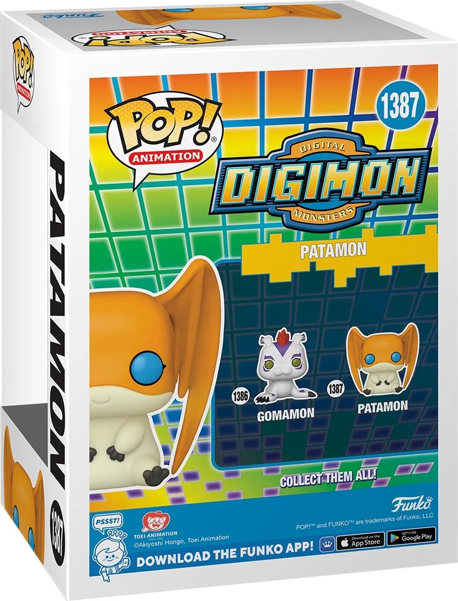 Funko Pop Animation Digimon Patamon #72057 - Multi