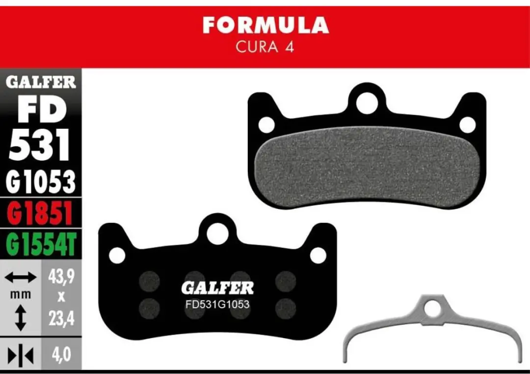 Galfer Formula Cura Remblokken Schijfrem