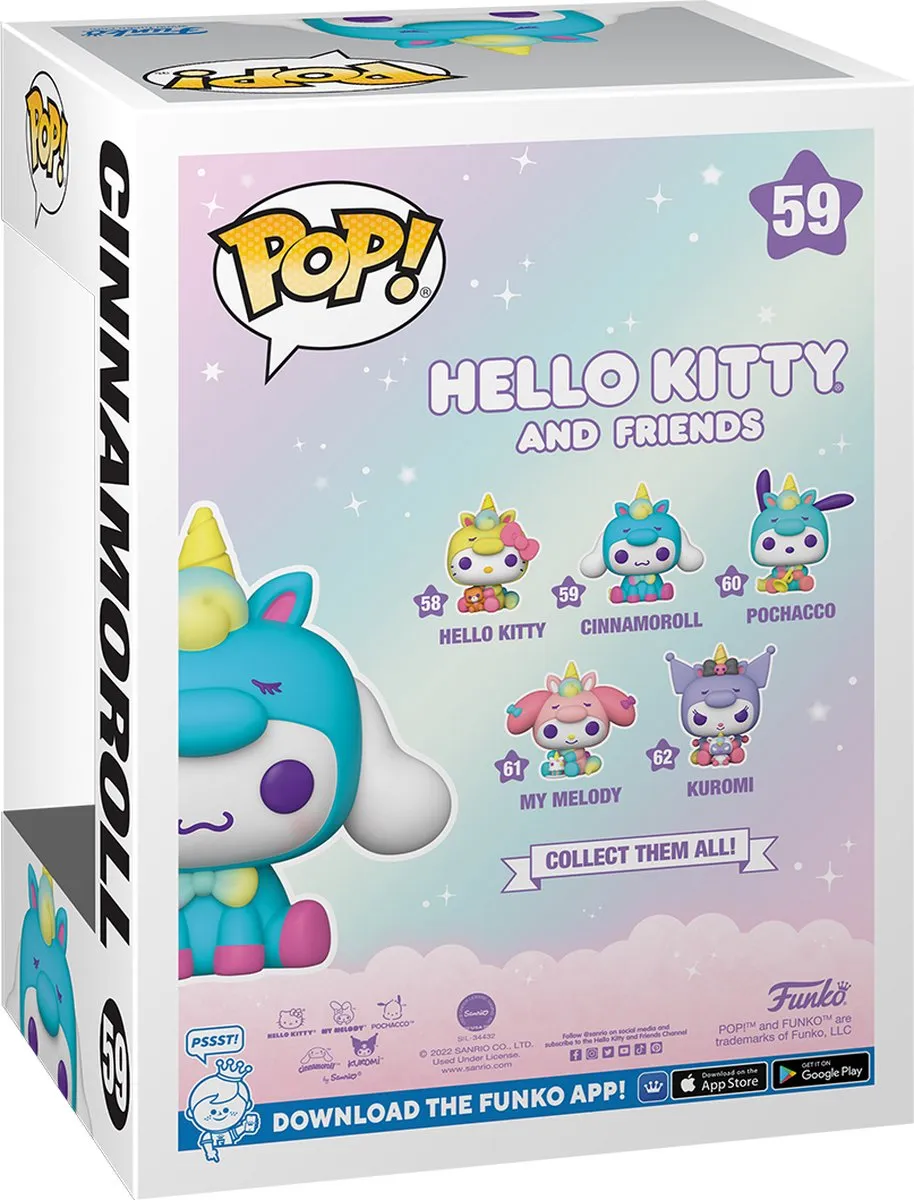 Funko Pop! Sanrio Hello Kitty Cinnamoroll Unicorn Party 65748