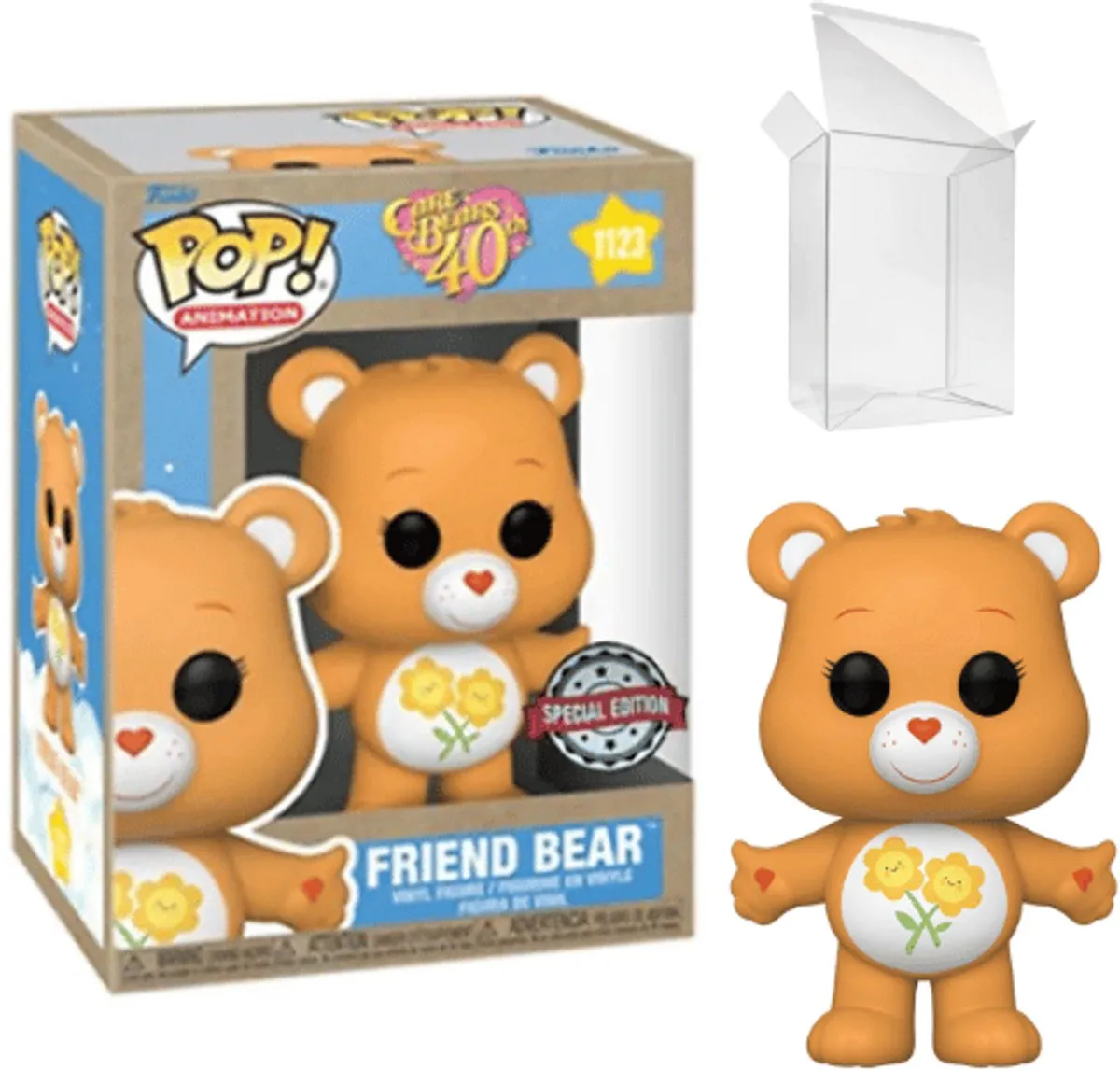 Funko Pop Animation #1123 Care Bears Friend Bear Earth Day Exclusief - Multi