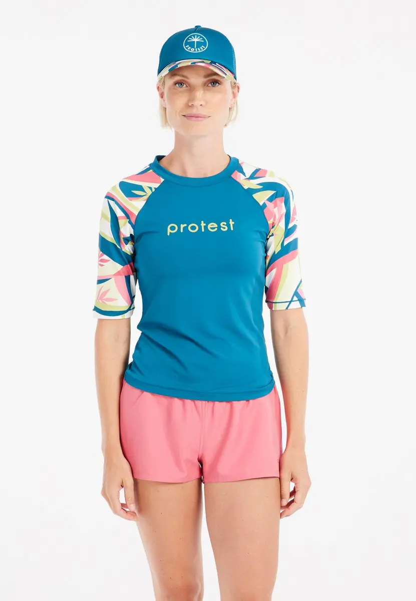 Protest Prteden UV Shirt Dames - Korte mouwen L - Guava Pink - afbeelding 6 van 6
