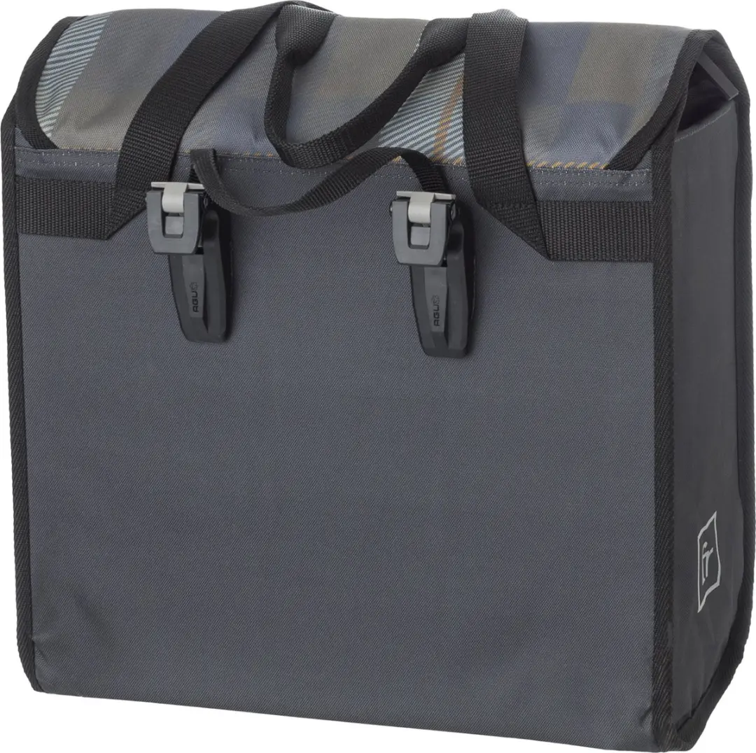 FastRider Lasse Luxe Shopper Enkele Fietstas Click'nGo 23L - Antraciet - afbeelding 2 van 6