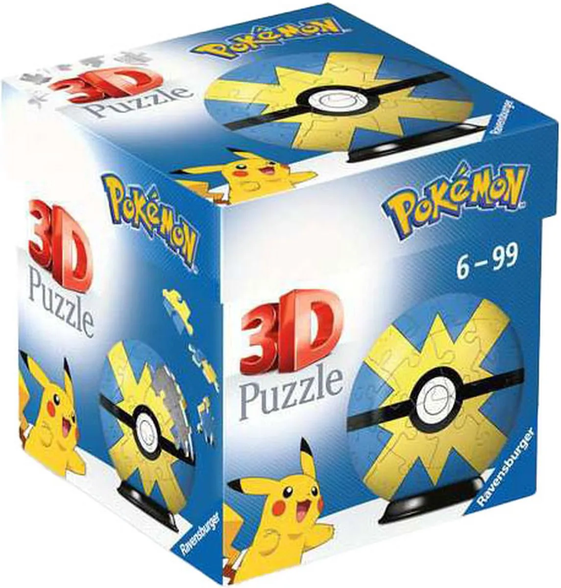 Ravensburger Pokémon Quick Ball 3D Puzzel - 54 Stuks - Multicolor - afbeelding 6 van 6