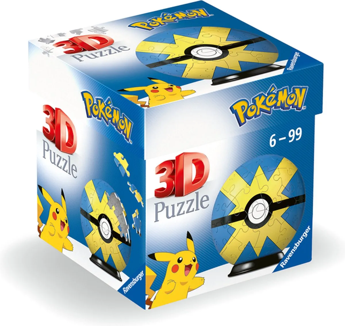 Ravensburger Pokémon Quick Ball 3D Puzzel - 54 Stuks - Multicolor